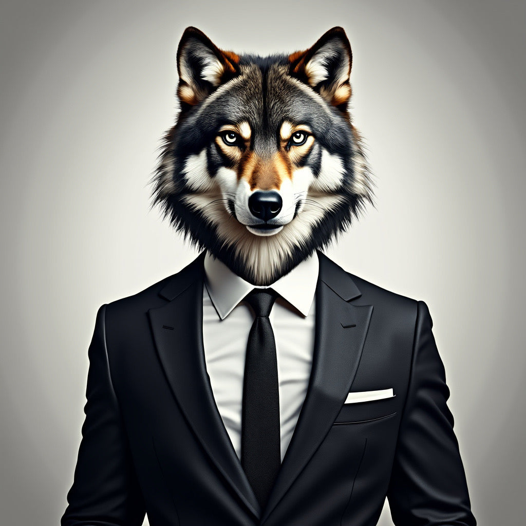 Peinture digitale sur toile - boss, my name is boss - 60 x 50 cm