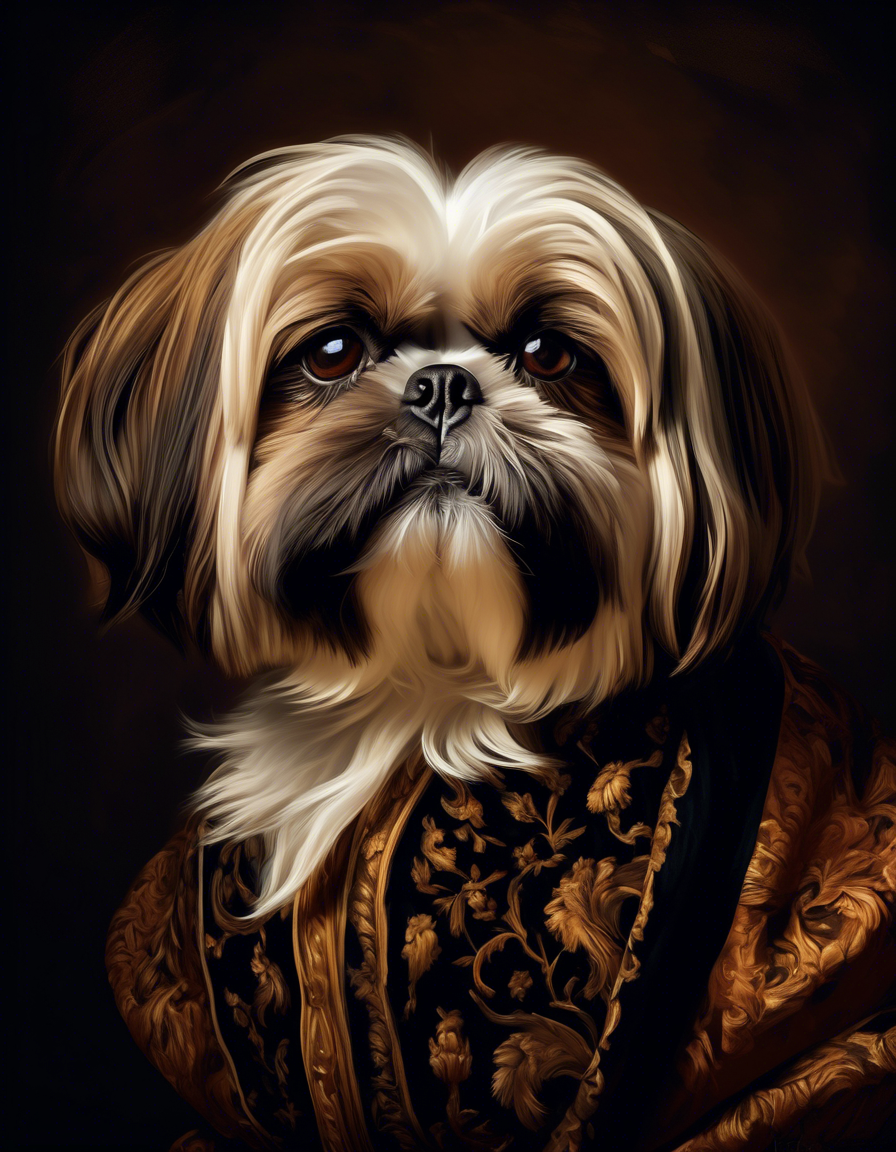 Peinture digitale sur toile - Portrait de l'héritier au trône Albert 1er - 60 x 50 cm