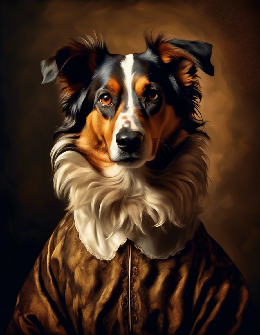 Peinture digitale sur toile - Portrait de tante Constance - 60 x 50 cm