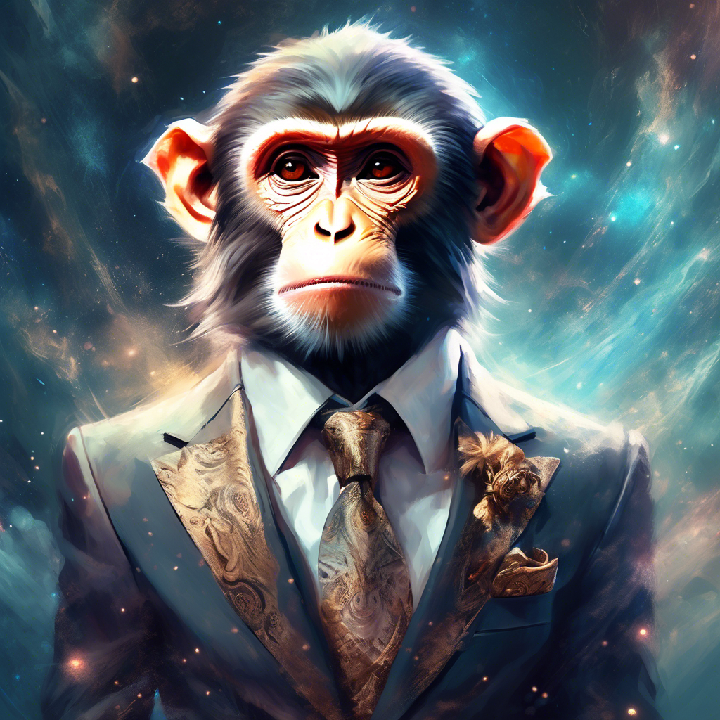 Peinture digitale sur toile - Un prix Nobel dans la famille - 70 x 100 cm