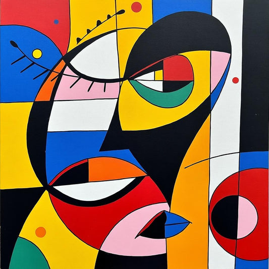 Peinture digitale sur toile - N'y pense même pas - 60 x 50 cm
