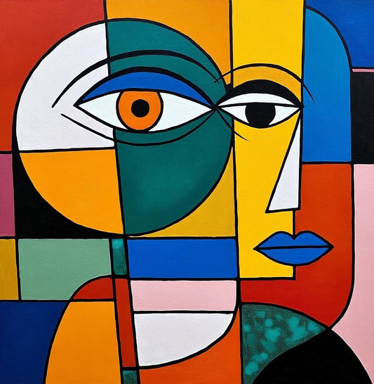 Peinture digitale sur toile - Un oeil ça trompe énormément - 60 x 50 cm